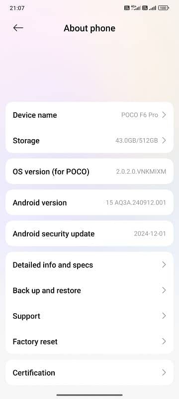 POCO F6 PRO 12GB 512GB 8GEN2 CHIPSET COMPLETE BOX 3