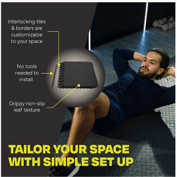 Gym Flooring Exercise Mats For Non Toxic Material Equipment. . 4