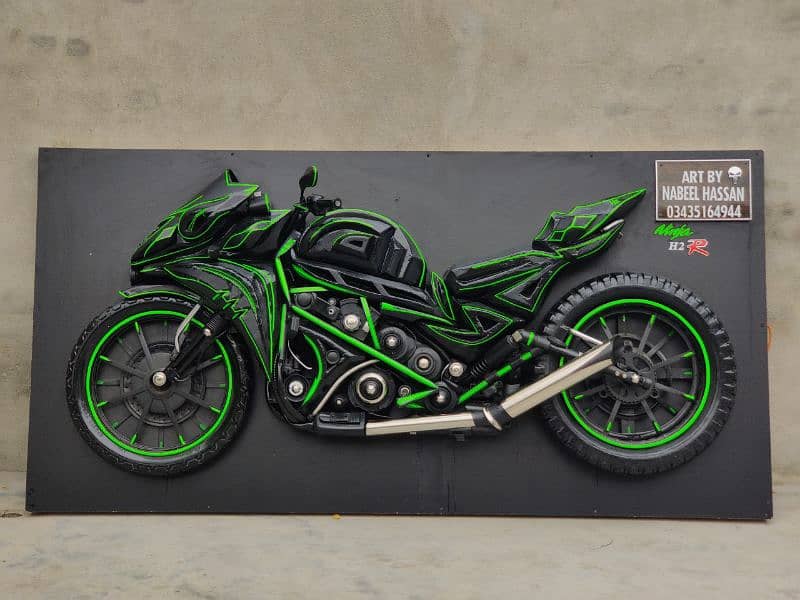 model . Kawasaki ninja H2R 9