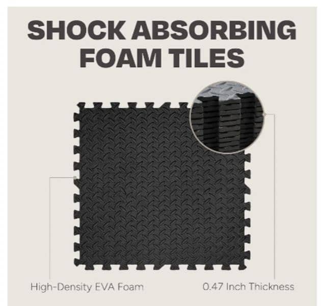 New Exercise Gym Flooring Mats Non Slipy Material. 1