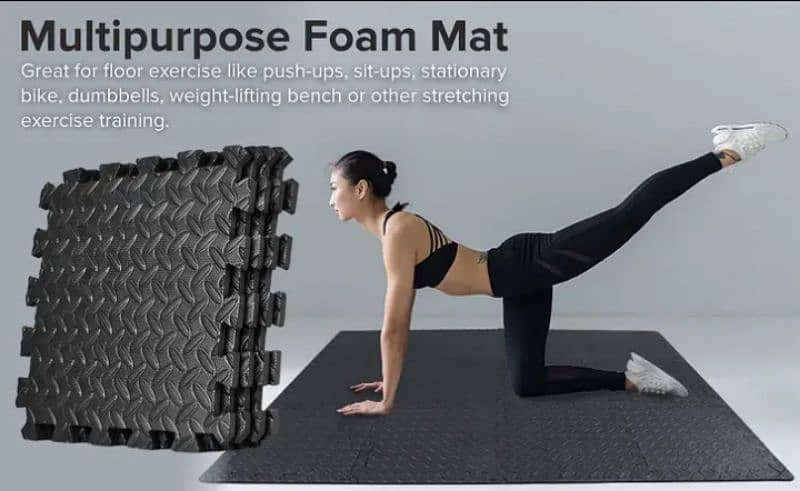 New Exercise Gym Flooring Mats Non Slipy Material. 2