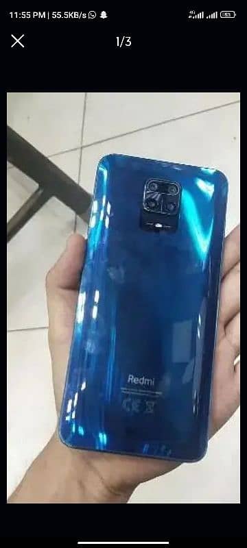 Redmi Note 9s 6+2/128 Complete Box 0