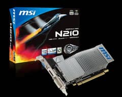 MSI N210 Nvidia Grafic card GAMING CARD