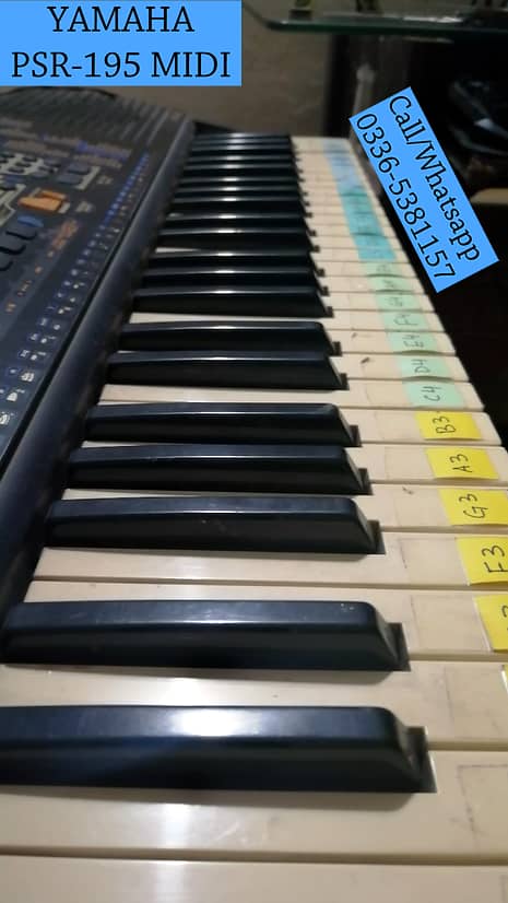 Professional Digital Piano Yamaha Keyboard MIDI Piano 61 Keys PSR-195 5