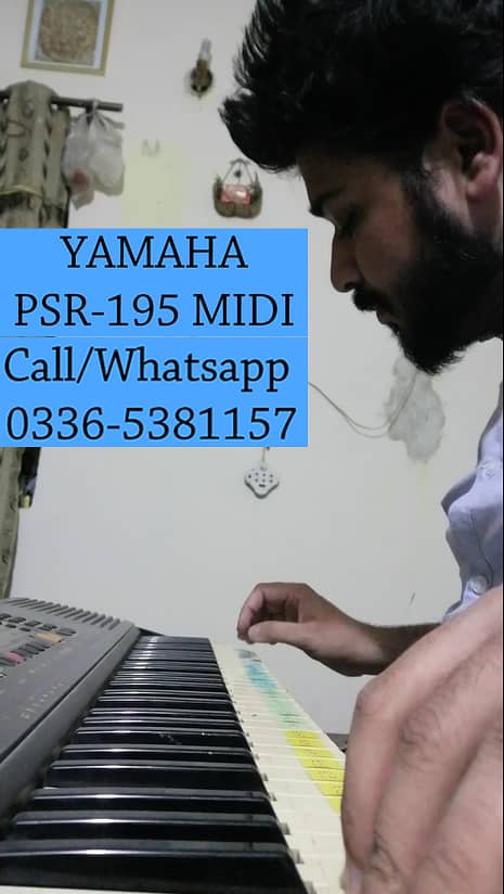 YAMAHA PSR 195 Professional Electric Keyboard Digital 61 Keys MIDI 3