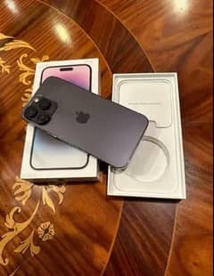 iPhone 14 Pro Max 256GB, deep purple, factory unlocked, PTA approved