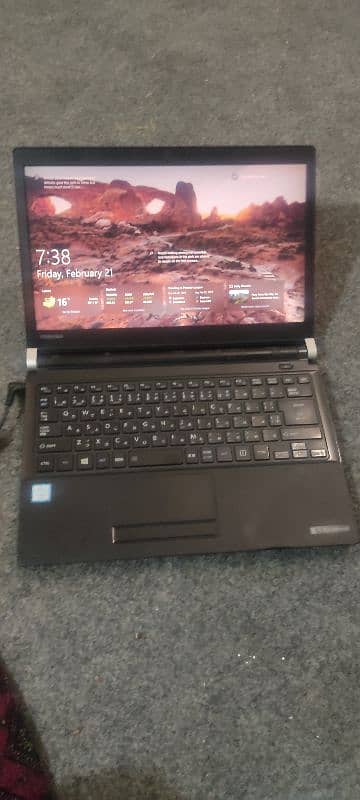 Toshiba Dynabook Core i5 6th generation,4 gb ram,320 hdd,3 hrs battery 0