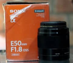 sony 50 mm f1.8 almost new