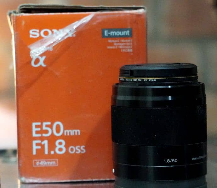 sony 50 mm f1.8 almost new 0