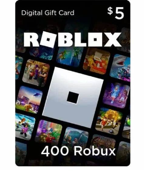 400 Robux Giftcards 2