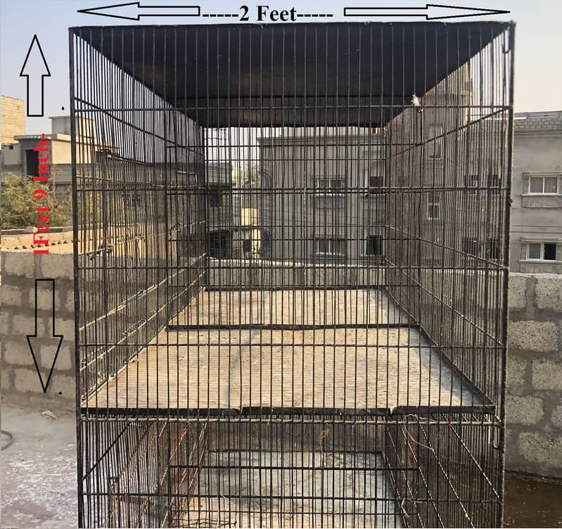 Mai cage sell kr raha ho 6 partition cage 3