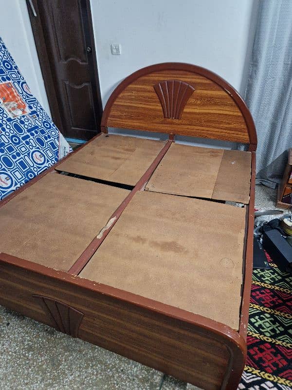 double bed with mattress 6