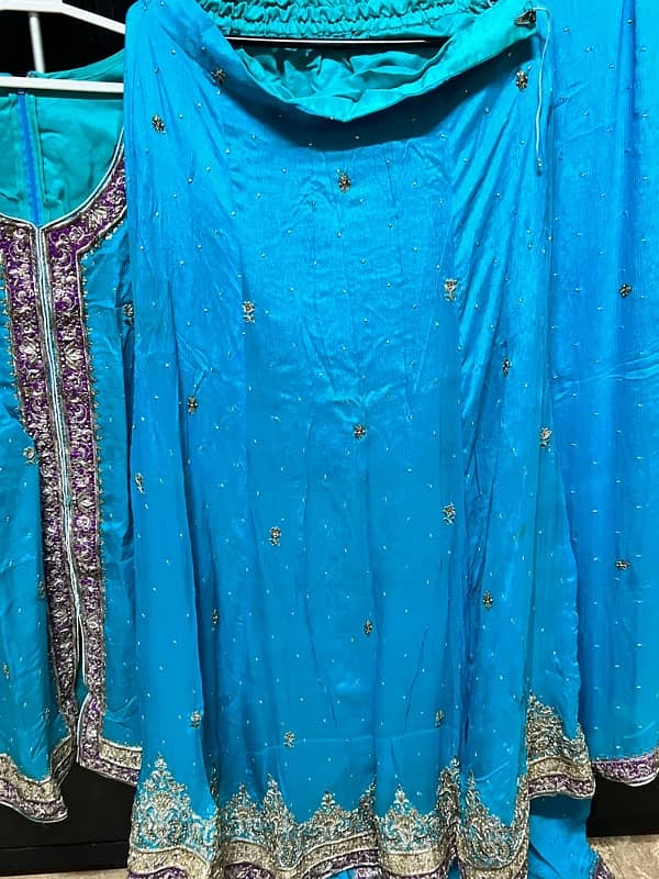 sky blue sharara 1