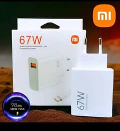 Xiaomi Redmi 67 W Original Charger With Cable