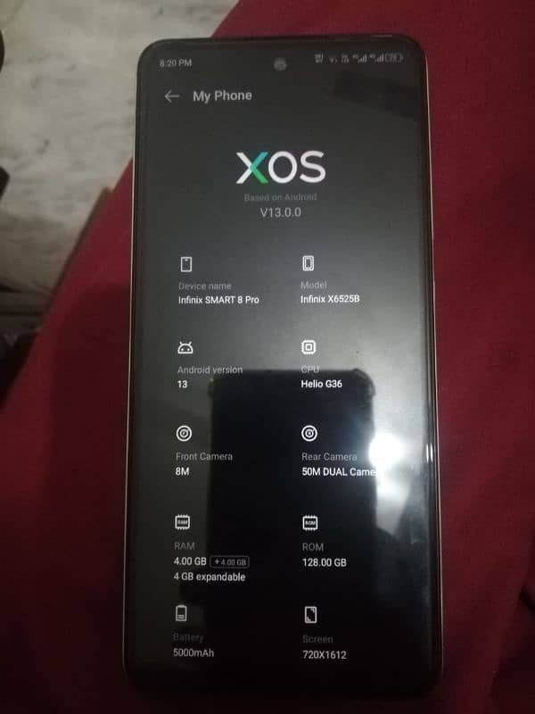 Infinix Smart 8 pro New Condition 3