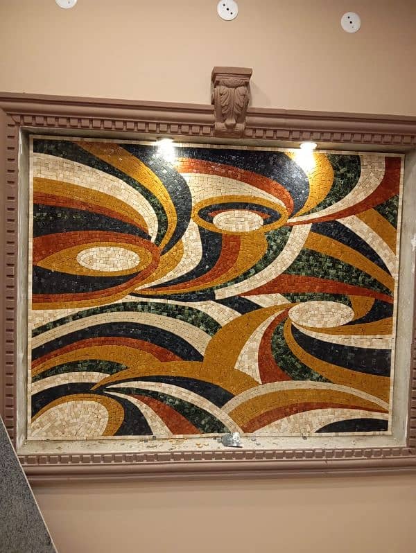 customized marble mosaic for walls decorations 4