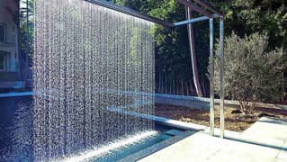 Dancing fountains , waterfalls , sprinkler system, Mist System/,Shower