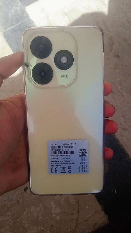 Tecno spark go 2+2 64 ram 10/10 condition 0