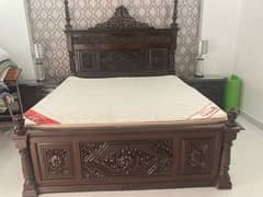 Bed set chinioti, solid wood