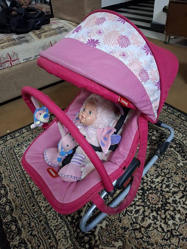 Juniors Pink Baby Rocker – Excellent Condition 0