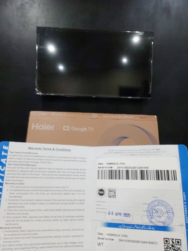 Brand New Haier QLED TV S80 Series 0