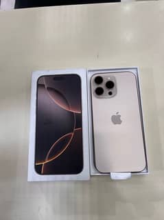 IPHONE 16 Pro max 256gb DESERT NON PTA