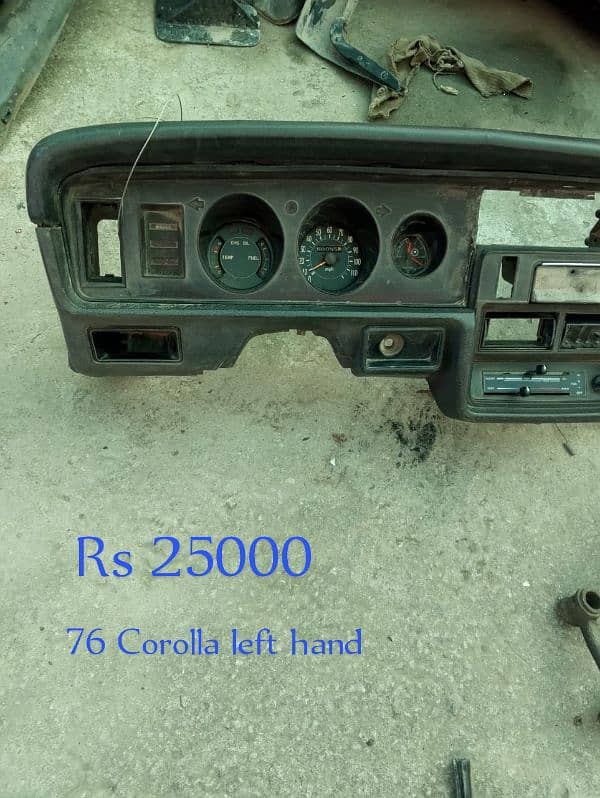 Toyota 76 deshboard and assembly urgent sell 7