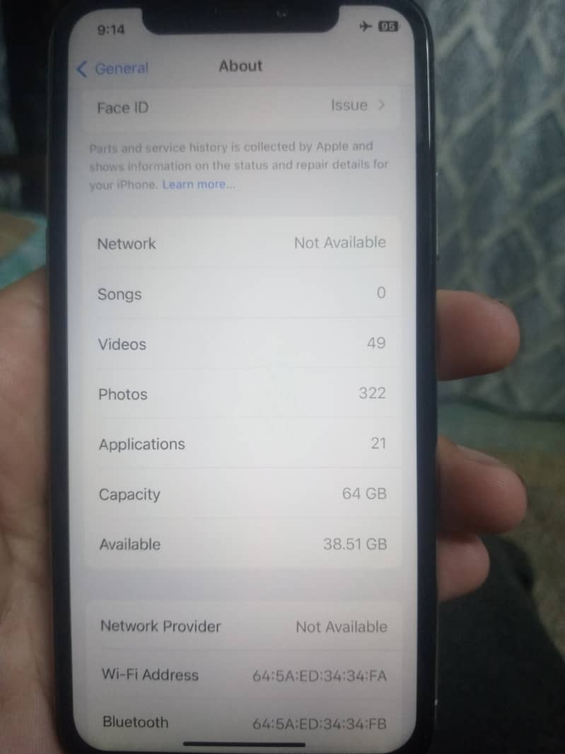 iphoneX 64GB 2