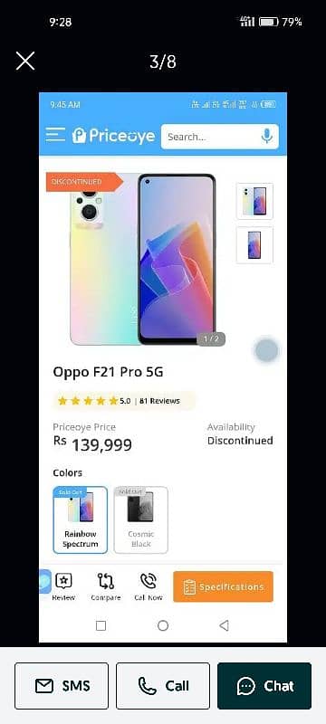 Oppo F21 Pro 5G FULL BOX 10/10 New 4