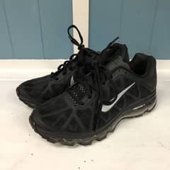 nike air max all black running shoes 429890