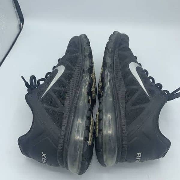 nike air max all black running shoes 429890 1