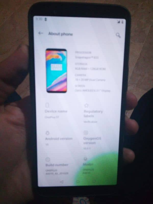 One Plus 5t Dual Sim Approved Jus Minor Dot 4