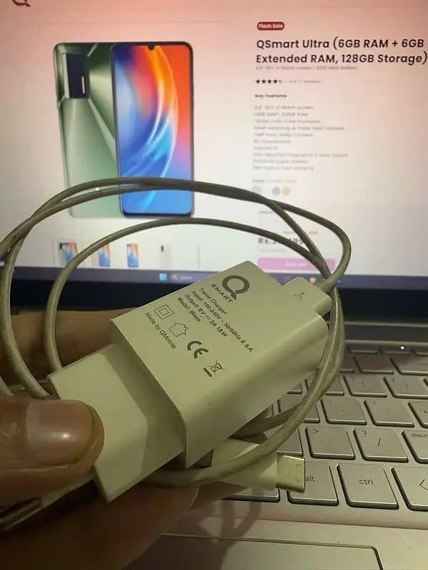 Q mobile ultra 12GB,128GB 18w fast charging 03122505937 16