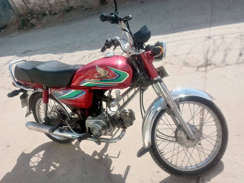 Honda cd70cc 2017 VIP Islamabad number 0