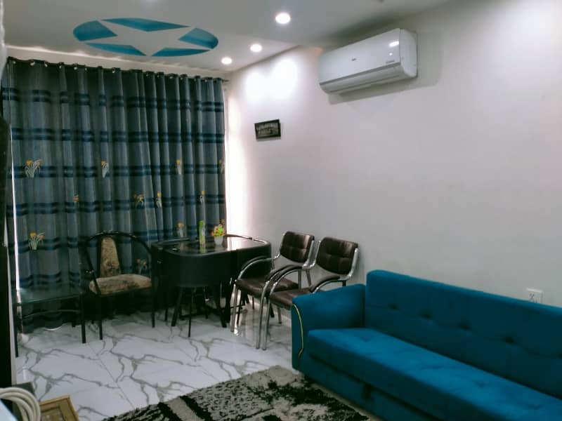 1 BED LIKE A NEW FULL LUXURY IDEAL EXCELLENT FULL FURNISHED FLAT FOR RENT IN BAHRIA TOWN LAHORE 13