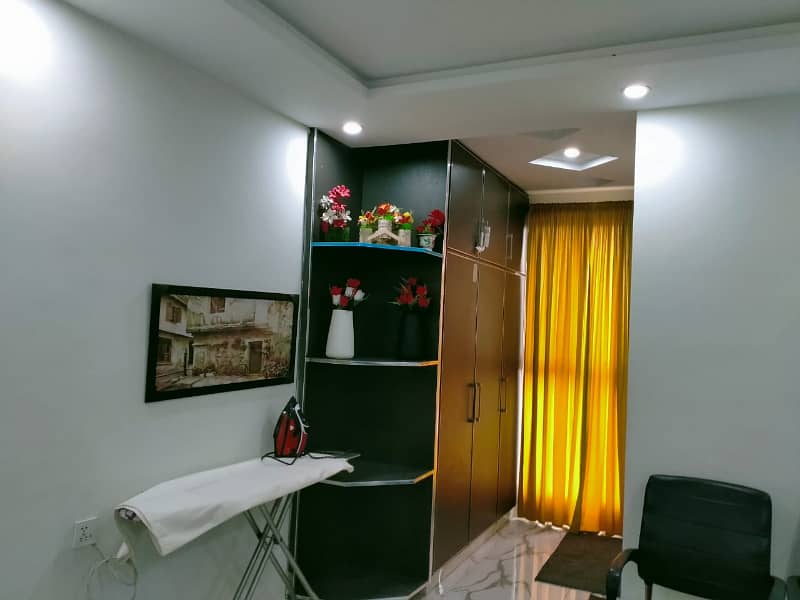 1 BED LIKE A NEW FULL LUXURY IDEAL EXCELLENT FULL FURNISHED FLAT FOR RENT IN BAHRIA TOWN LAHORE 21