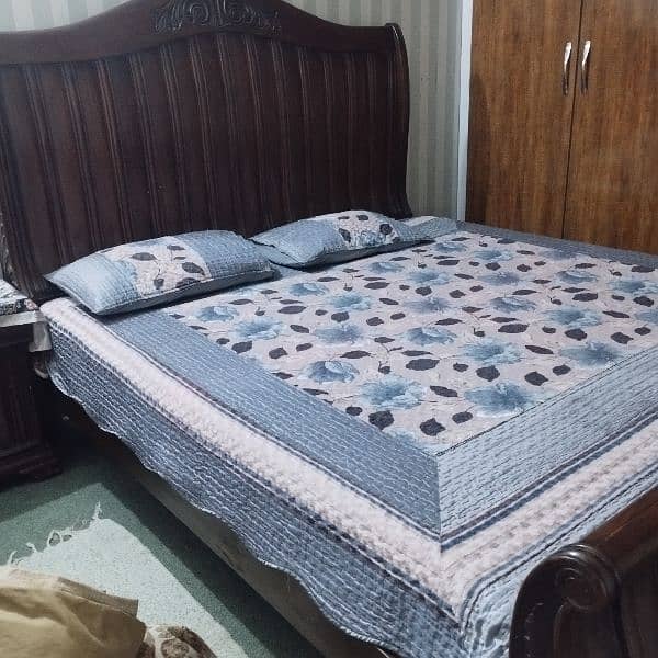 wooden bed set 1