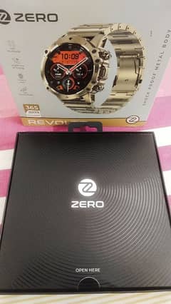 Zero Lifestyle Revoltt Smart Watch Golden in warranty