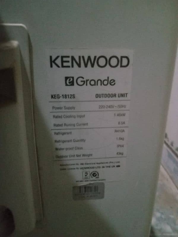 kenwood 1.5 ton 7