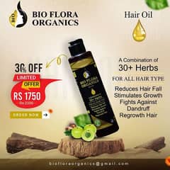 Hair growth and Repair oil Bio Flora organics