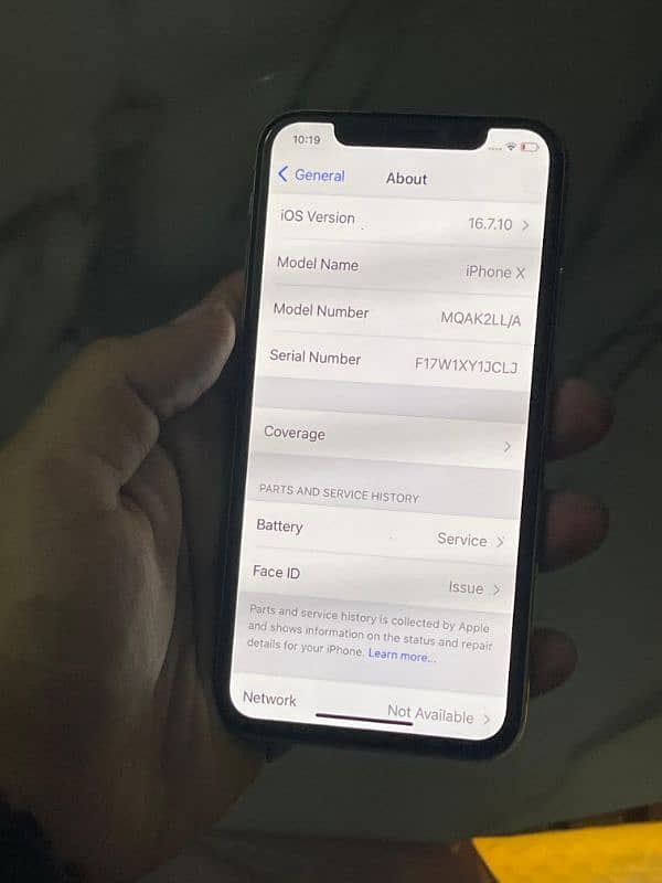 IPHONE X PTA APPROVED 64 GB NO EXCHANGE 1