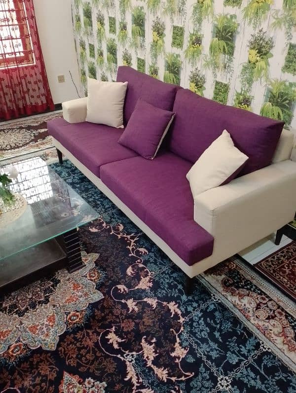 sofa carpet and curtain with table 1