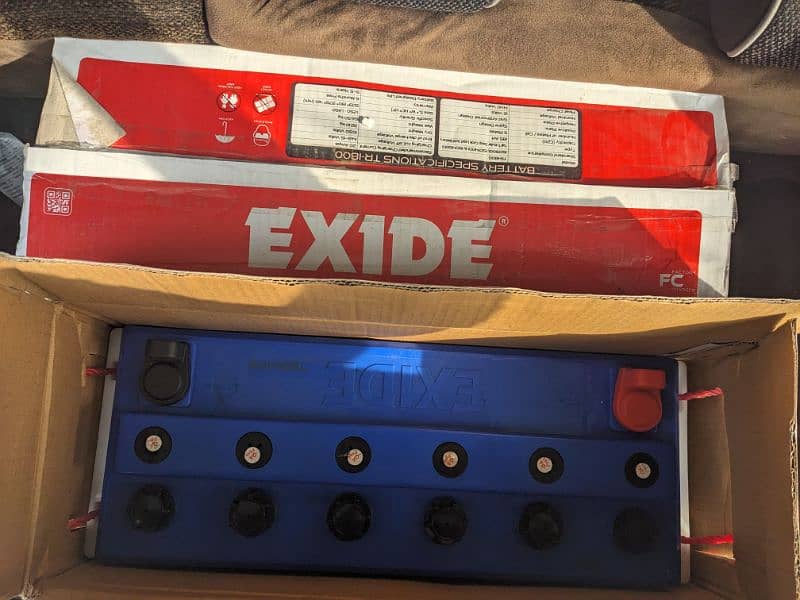 TR 1800 Exide New batteries for sale 3