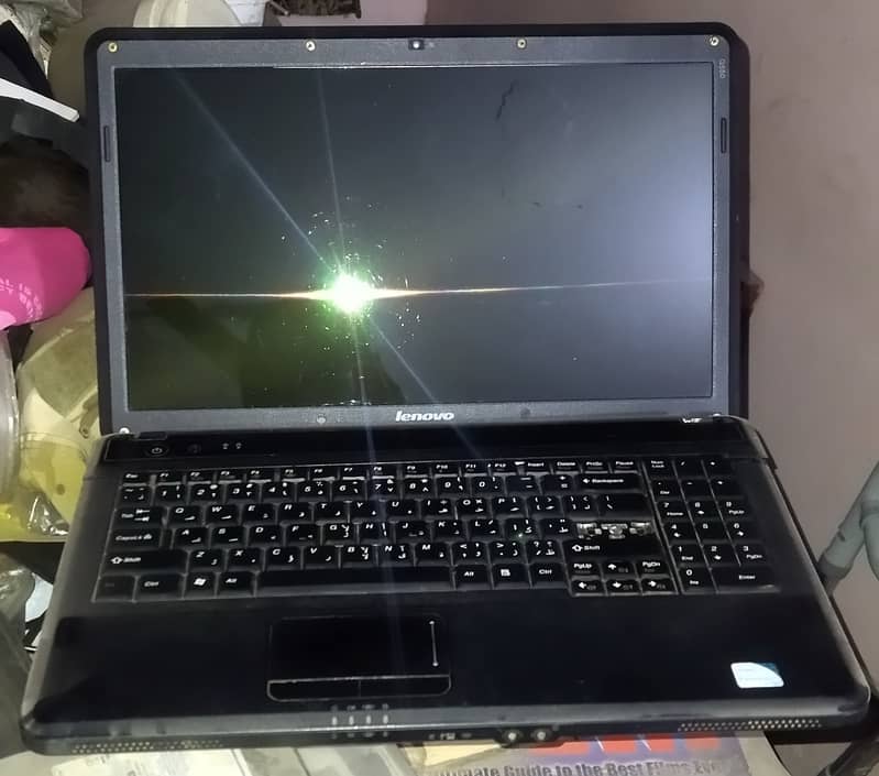 Lenovo dead laptop G550 15.6 LCD panel for sale with genuine charger 0