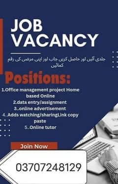 online jobs/full time/part time/simple typing jobs for boys and girls