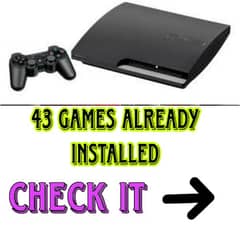 Ps 3 with installed popular games