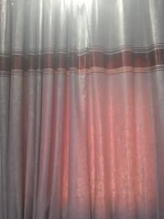 curtain with wall lamp and tugra