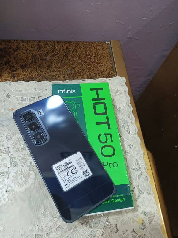 infinix hot 50 pro 8/128 10/10 condition 1