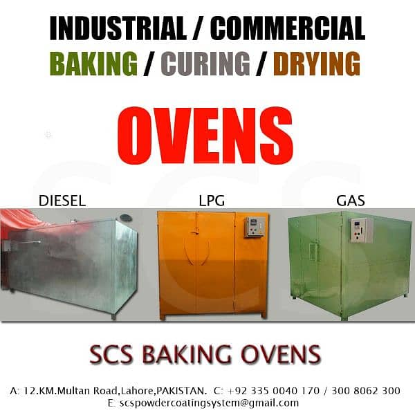 BAKING/DRYING OVENS" 3