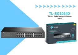 TP-Link TL-SG1024D 24-Port Gigabit Desktop/Rackmount Switch | Ver 11.0